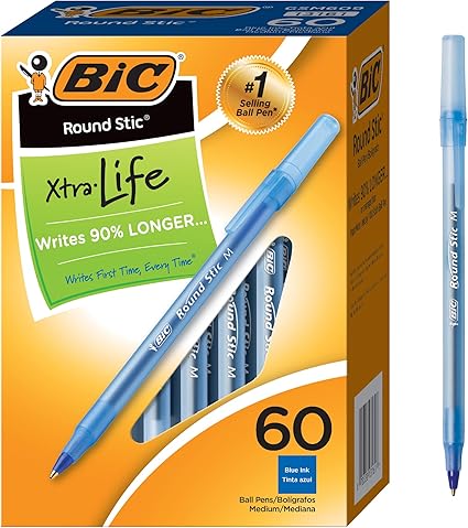 BIC Pen (medium) (Blue, 60 Pack)